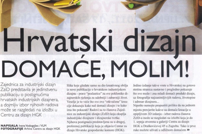 Publikacija Hrvatski dizajn - domaće molim (VL)